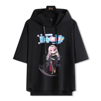 Vtuber Hololive新款 親子情侶男女款連帽短袖T恤-ZUIHANG SHOP