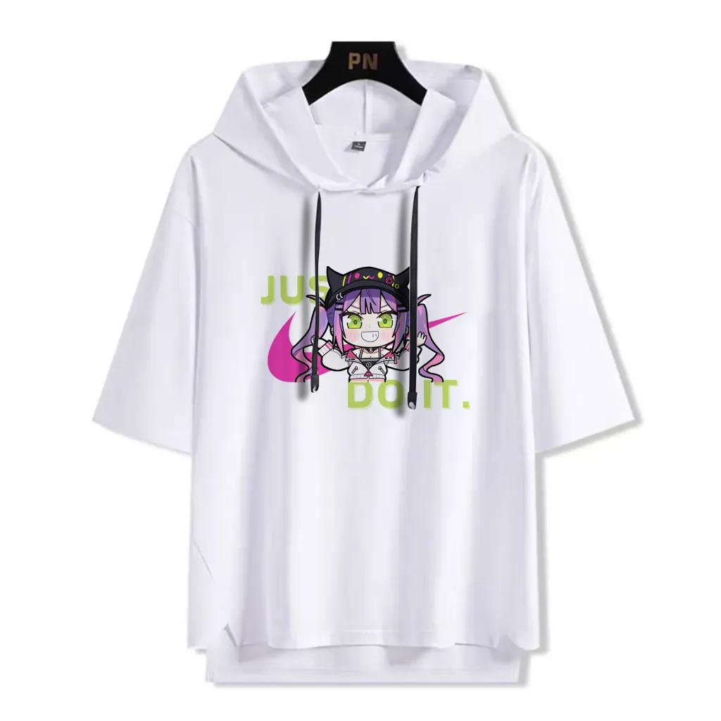 Vtuber HOLOLIVE 連帽短袖T恤 常暗永遠 常闇トワ TokoyamiTowa-ZUIHANG SHOP