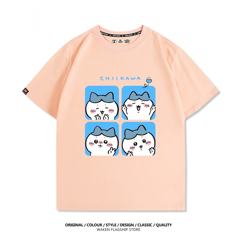 Chiikawa 2025親子情侶男女同款 印花短袖T恤