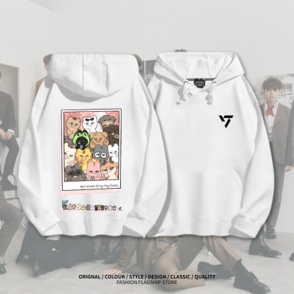 SEVENTEEN 2025秋冬新款 親子情侶男女連帽衛衣