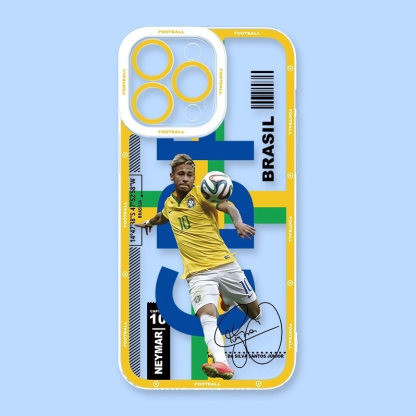 足球明星天使眼透明防摔軟殼-ZUIHANG SHOP