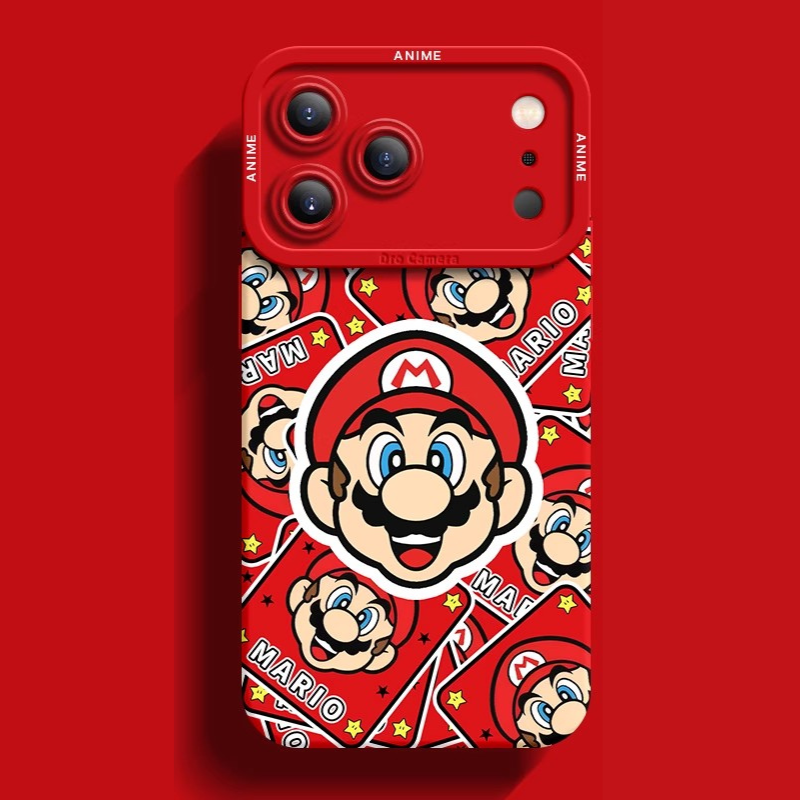 超級瑪利歐液態矽膠全包防摔軟殼