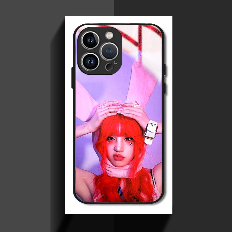 (G)I-DLE新款高清全包防摔玻璃殼