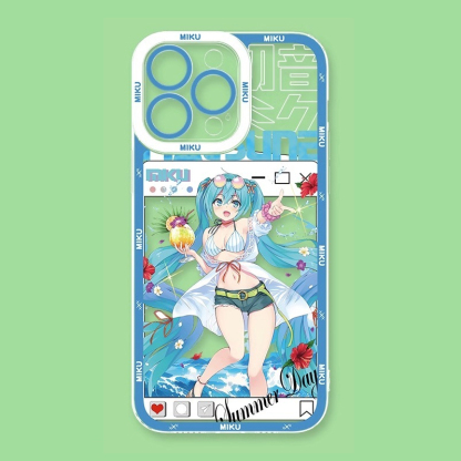 初音未來天使眼透明防摔軟殼