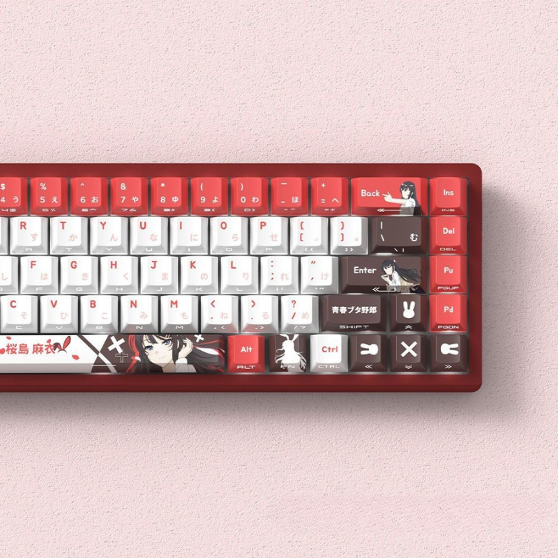 櫻島麻衣 聯名二次元側刻無線機械鍵盤