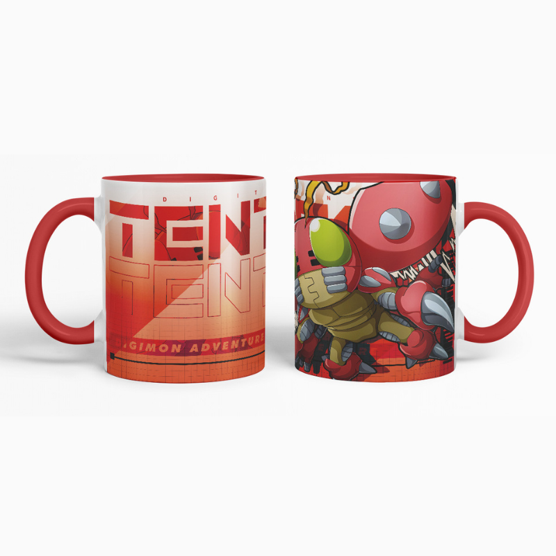 數碼寶貝 同人周邊陶瓷馬克杯