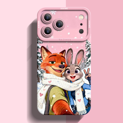 動物方城市液態矽膠全包防摔軟殼