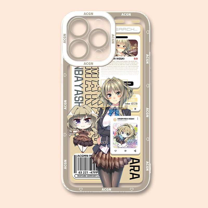 甜蜜女友天使眼透明防摔軟殼