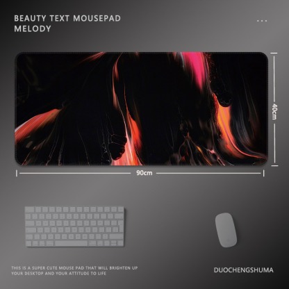 油畫暈染 主題桌墊 布質滑鼠墊-ZUIHANG SHOP