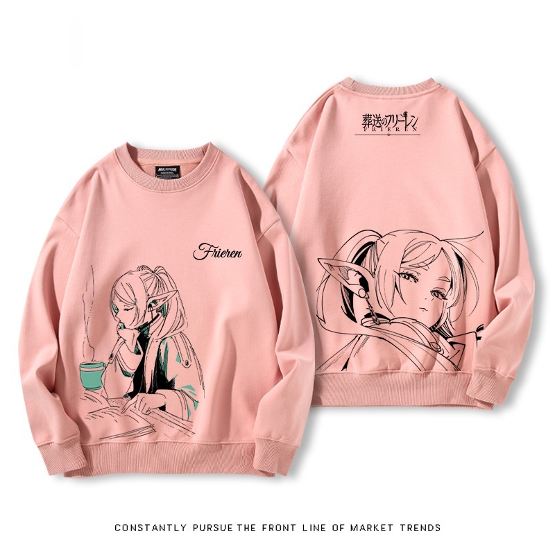 葬送的芙莉蓮 秋冬新款 親子情侶裝圓領長袖