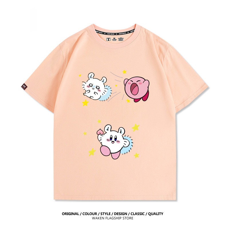 Chiikawa 2025親子情侶男女同款 印花短袖T恤