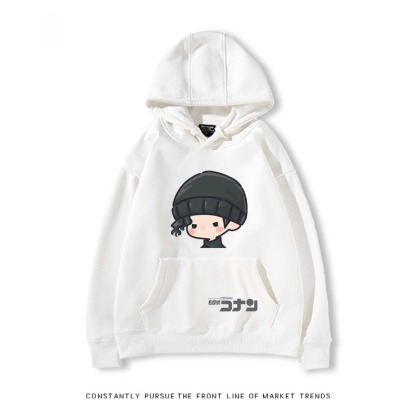 名偵探柯南 秋冬新款 親子情侶裝連帽衛衣