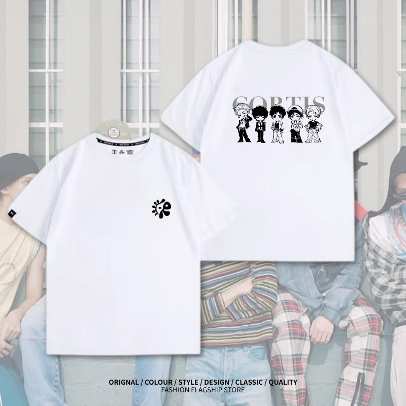 CORTIS 2025新款 親子情侶男女印花短袖T恤