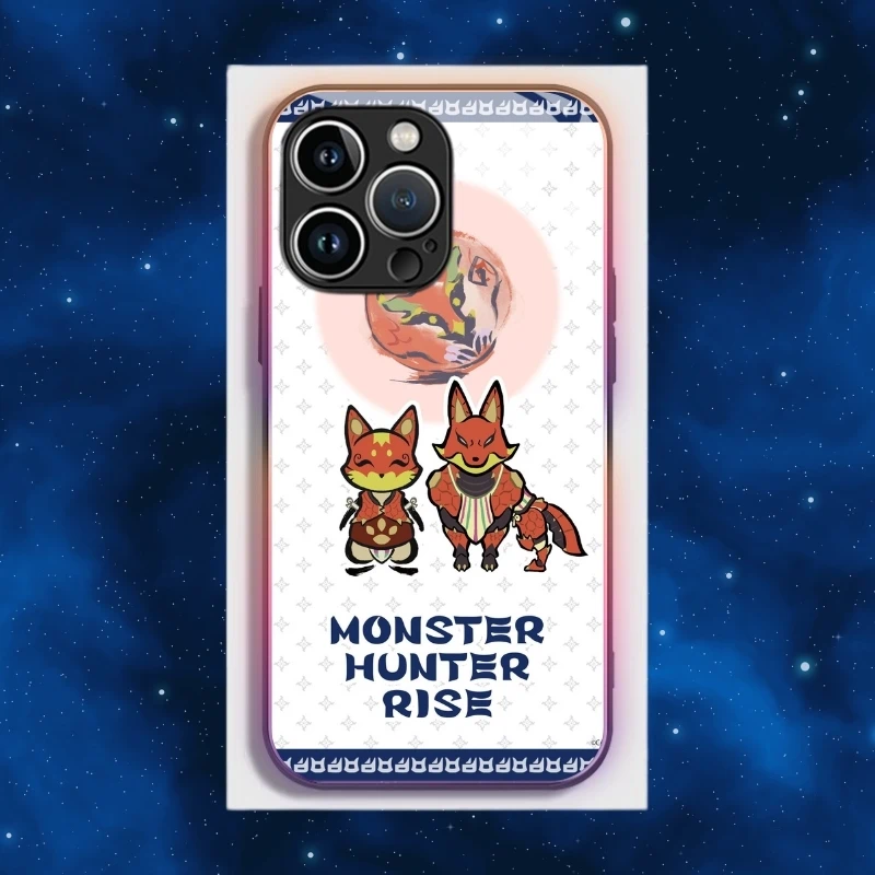 魔物獵人智能夜光玻璃手機殼
