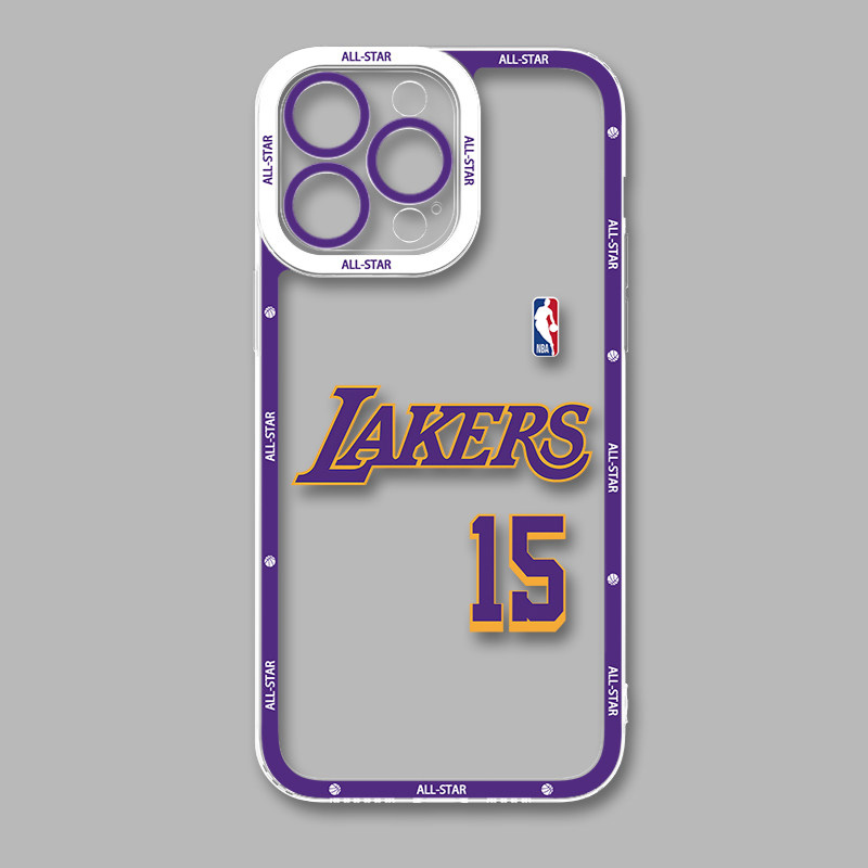 NBA湖人隊天使眼透明手機殼
