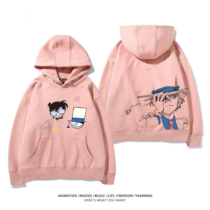 名偵探柯南 怪盜基德 2025秋冬新款 親子情侶裝連帽衛衣