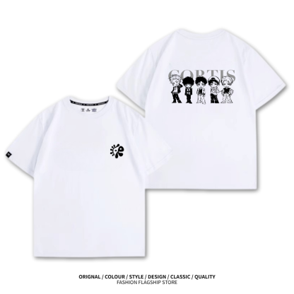 CORTIS 2025新款 親子情侶男女印花短袖T恤