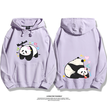 花花果賴熊貓新款 親子情侶男女款連帽衛衣-ZUIHANG SHOP