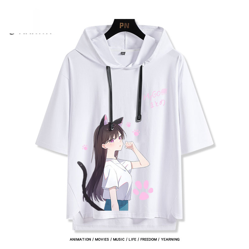 BanG Dream! It's MyGO新款 親子情侶男女款連帽短袖T恤-ZUIHANG SHOP