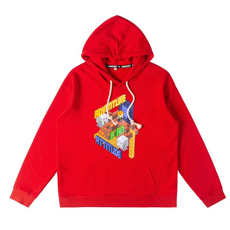 麥塊新款 親子情侶男女款連帽衛衣-ZUIHANG SHOP