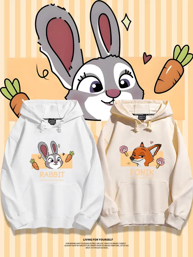 瘋狂動物城 2025秋冬新款 親子情侶男女連帽衛衣-ZUIHANG SHOP