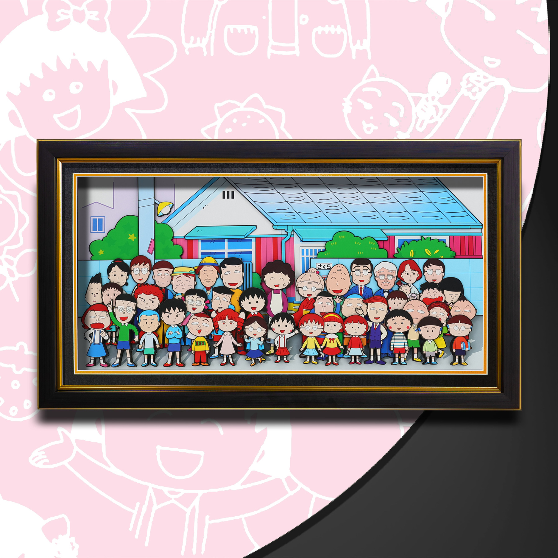 櫻桃小丸子 3D立體畫-ZUIHANG SHOP