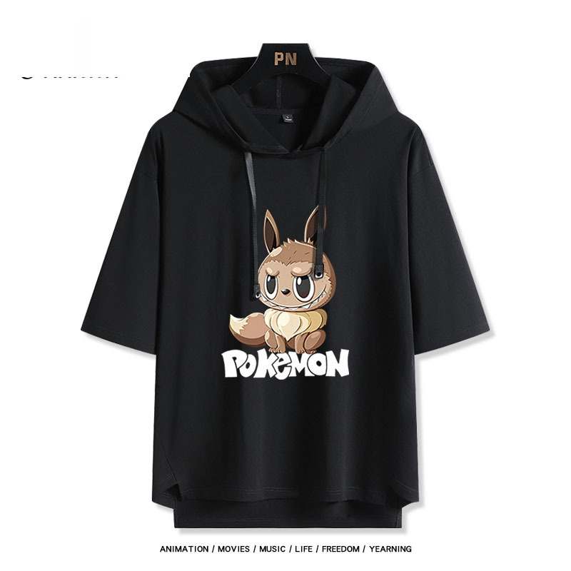 Labubu x 寶可夢 連帽短袖T恤-ZUIHANG SHOP