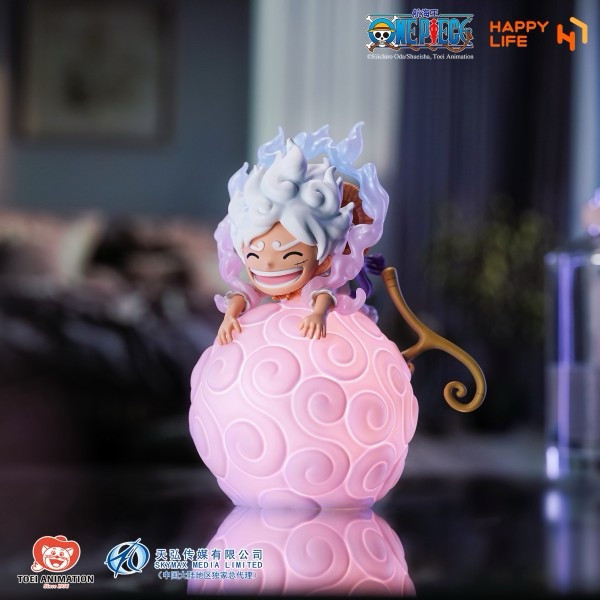 【預購】正版授權 HAPPY LIFE《航海王》惡魔果實系列 五檔魯夫聲控小夜燈