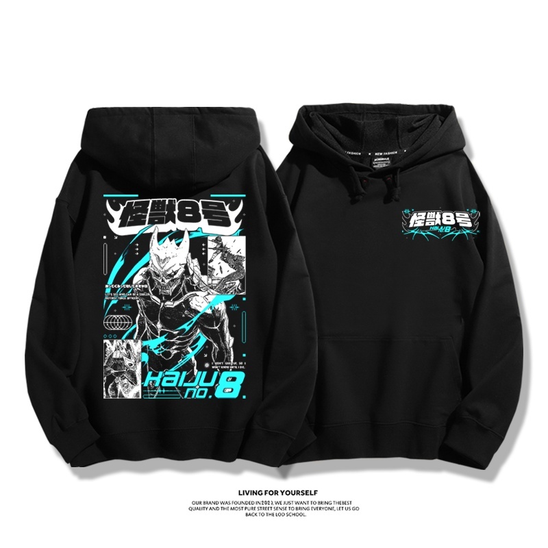 怪獸8號 2025秋冬新款 親子情侶男女連帽衛衣