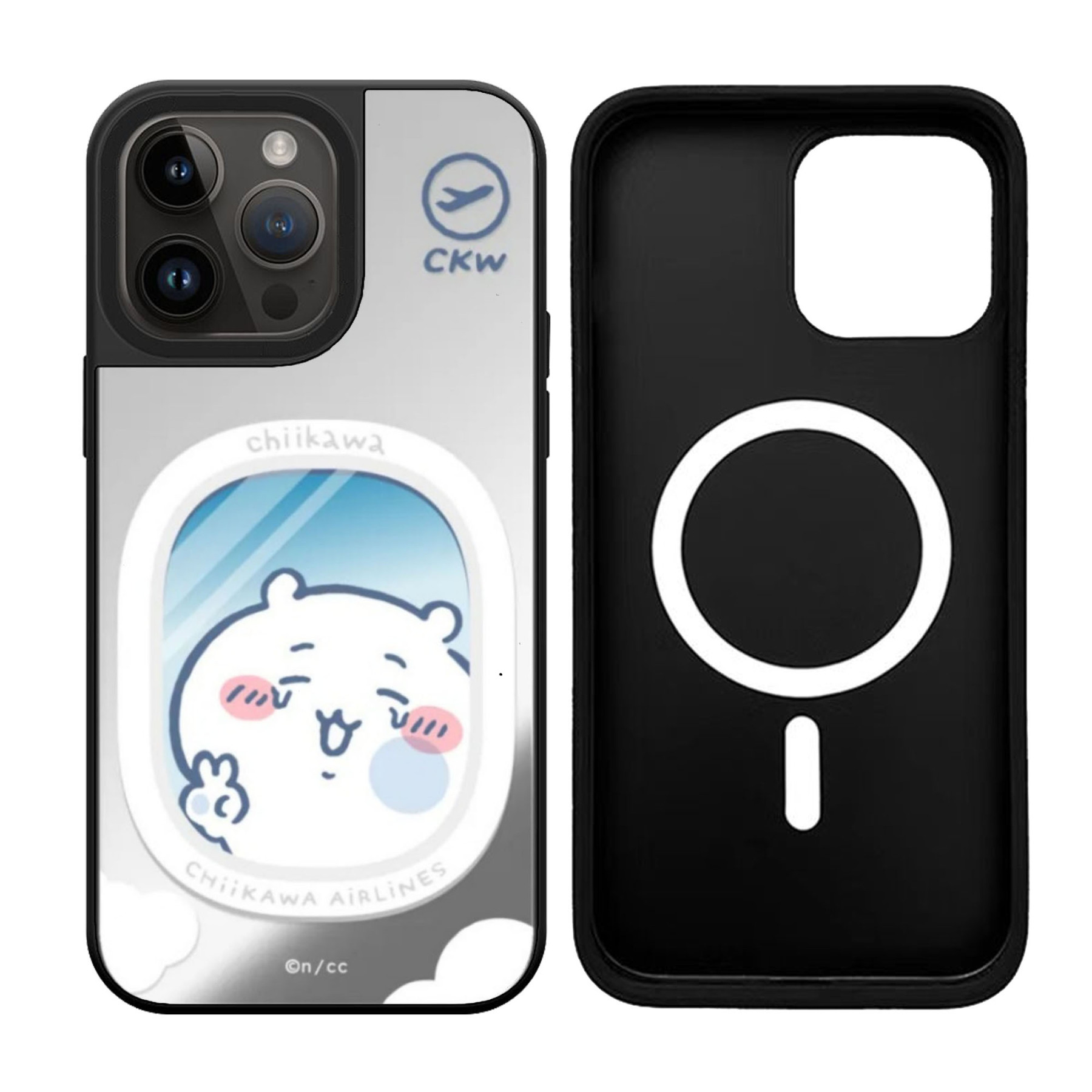 Chiikawa MagSafe 兼容鏡面強韌防摔手機殼