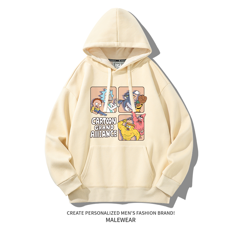 瑞克和莫蒂新款 親子情侶男女款連帽衛衣-ZUIHANG SHOP