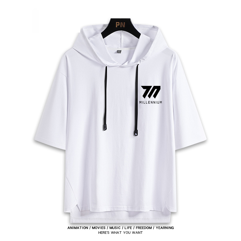 蔚藍檔案 鬼方佳代子 連帽短袖T恤-ZUIHANG SHOP