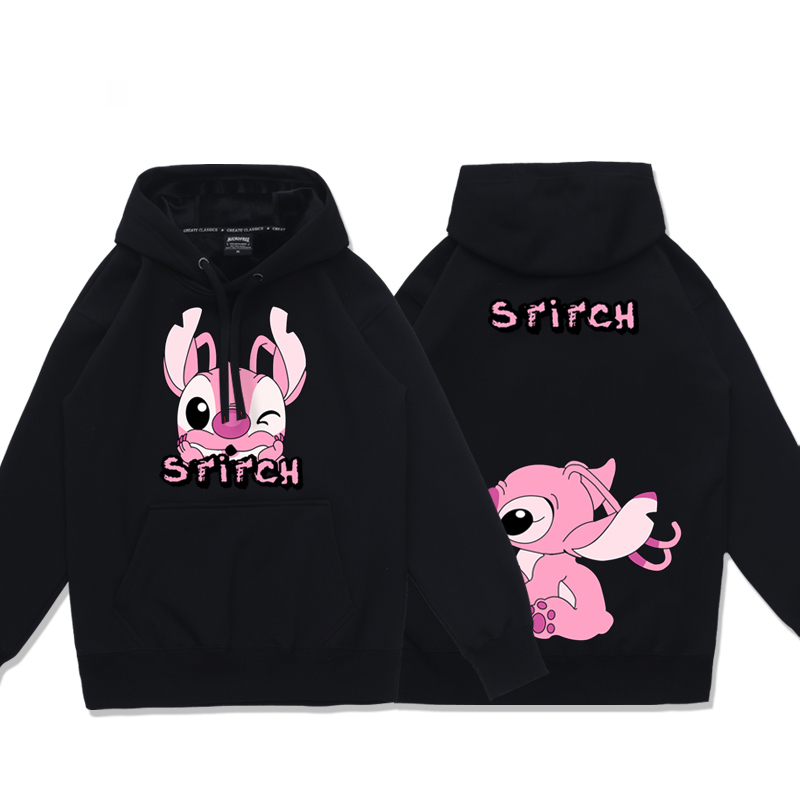 史迪奇 2025秋冬新款 親子情侶裝連帽衛衣