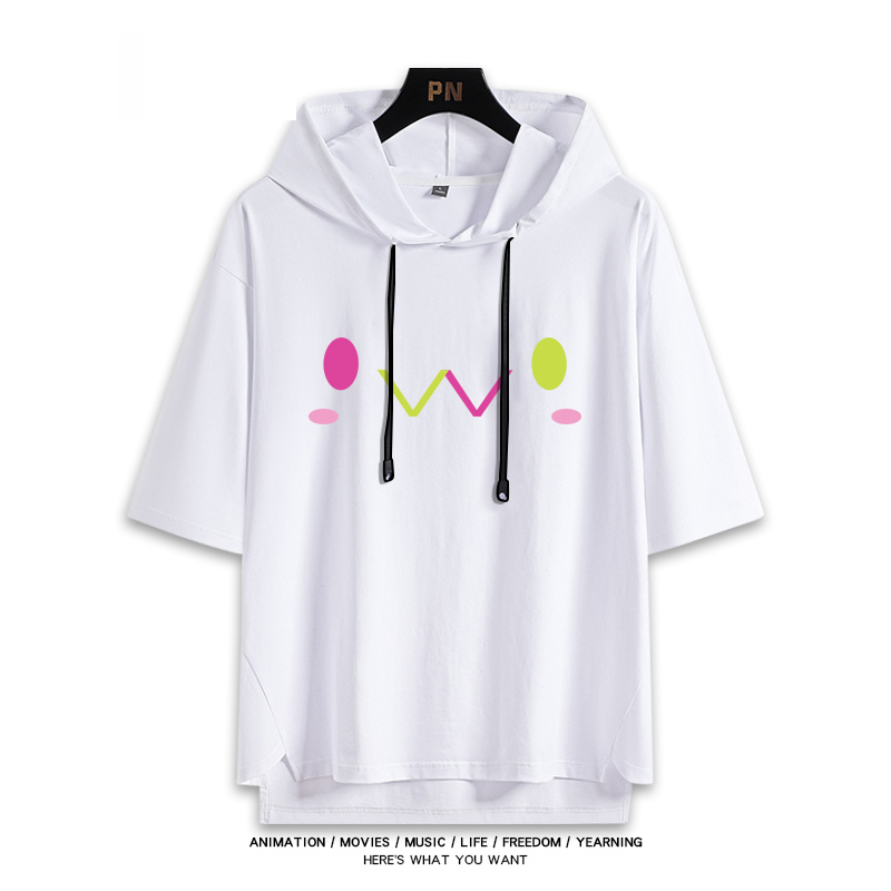 Vtuber HOLOLIVE 連帽短袖T恤 常暗永遠 常闇トワ TokoyamiTowa-ZUIHANG SHOP