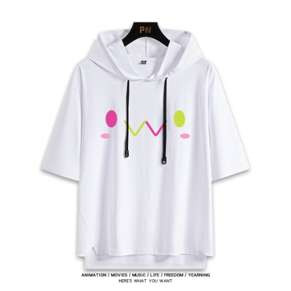 Vtuber HOLOLIVE 連帽短袖T恤 常暗永遠 常闇トワ TokoyamiTowa-ZUIHANG SHOP