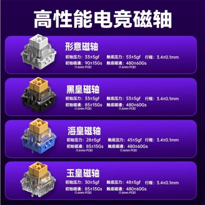 AULA狼蛛 HERO68 三模磁軸電競鍵盤-ZUIHANG SHOP