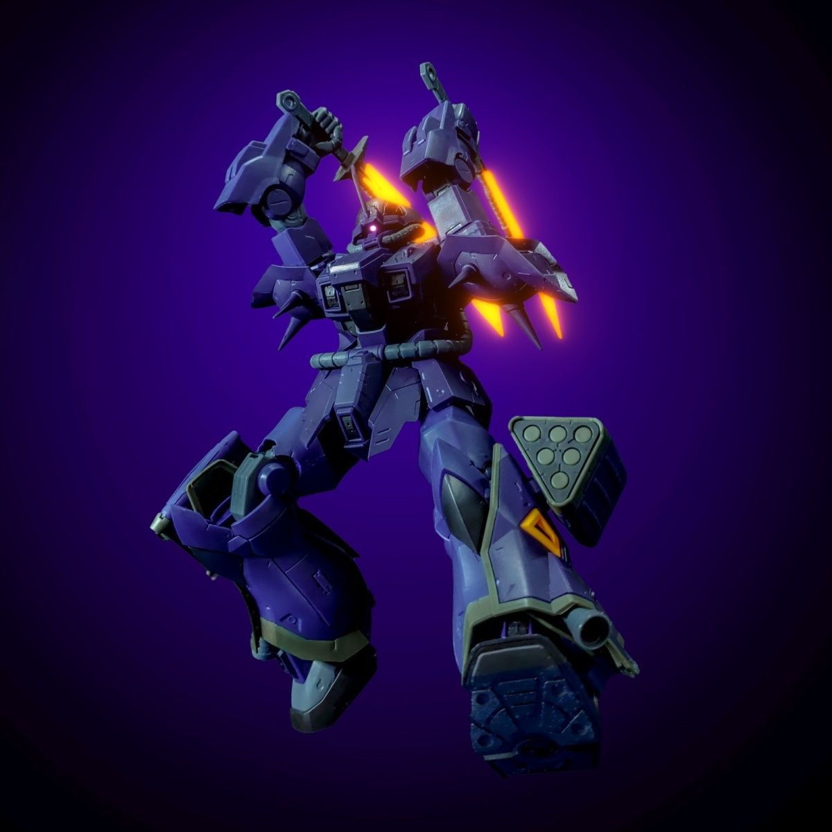 RE 1/100 MS伊芙利特 暗夜色伊芙利特改鋼彈模型