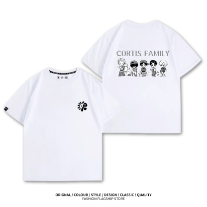 CORTIS 2025新款 親子情侶男女印花短袖T恤