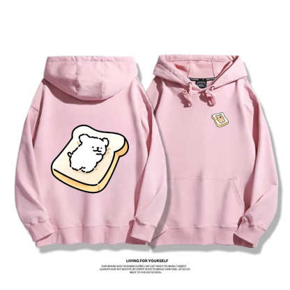 線條小狗 2025秋冬新款 親子情侶男女連帽衛衣