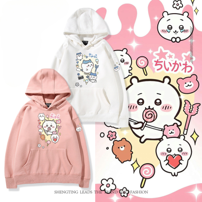 Chiikawa新款 親子情侶男女款連帽衛衣-ZUIHANG SHOP