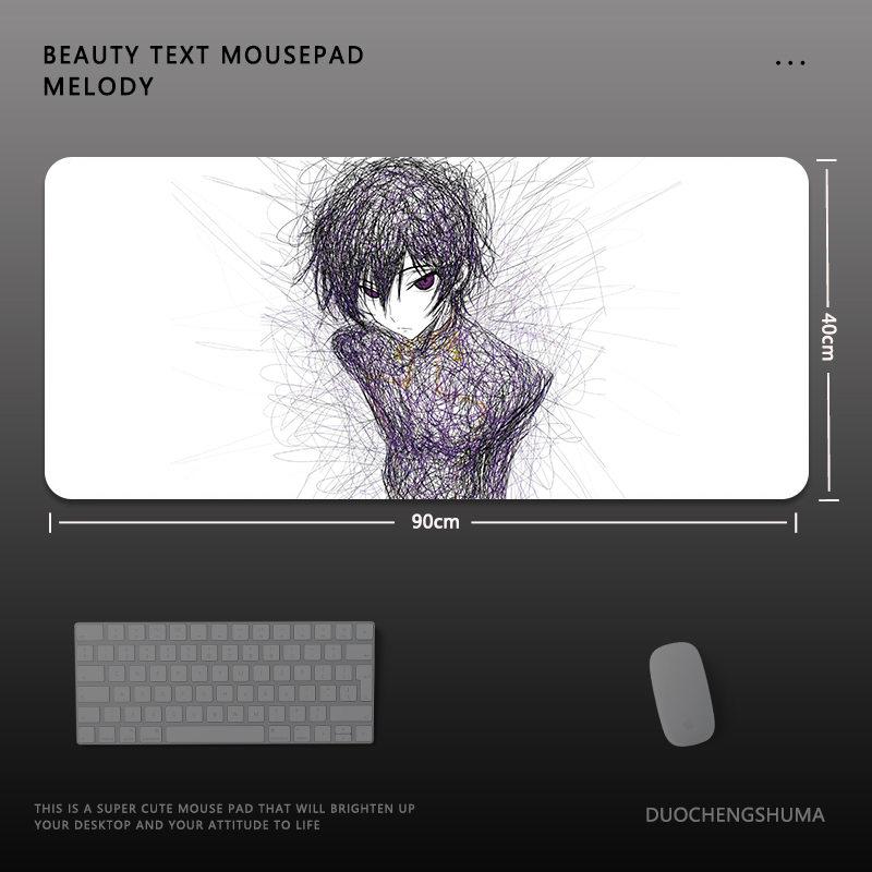 二次元亂線 主題桌墊 布質滑鼠墊-ZUIHANG SHOP