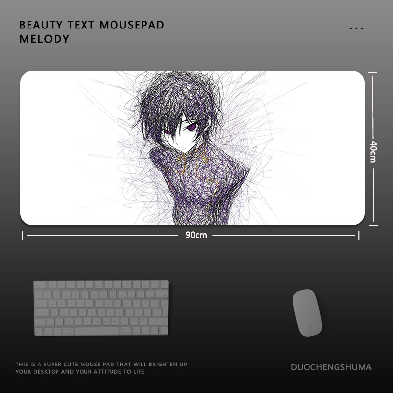 二次元亂線 主題桌墊 布質滑鼠墊-ZUIHANG SHOP