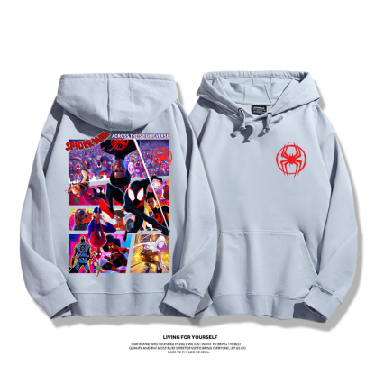 蜘蛛俠縱橫宇宙新款 親子情侶男女款連帽衛衣-ZUIHANG SHOP