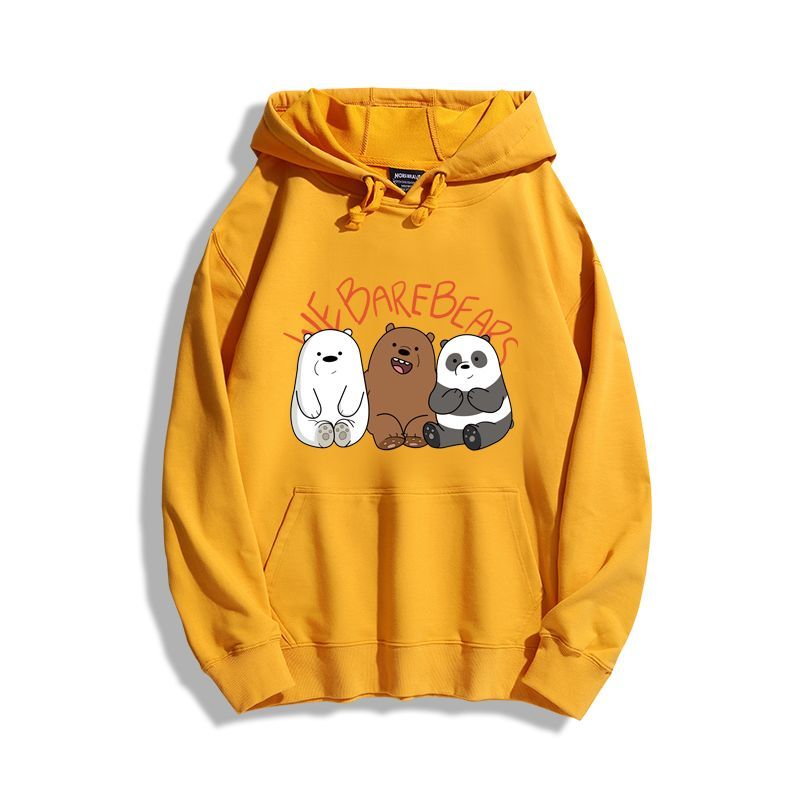 咱們三只裸熊聯名nasa新款 親子情侶男女款連帽衛衣-ZUIHANG SHOP