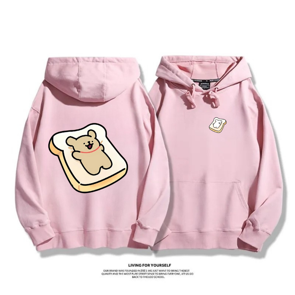 線條小狗 2025秋冬新款 親子情侶男女連帽衛衣