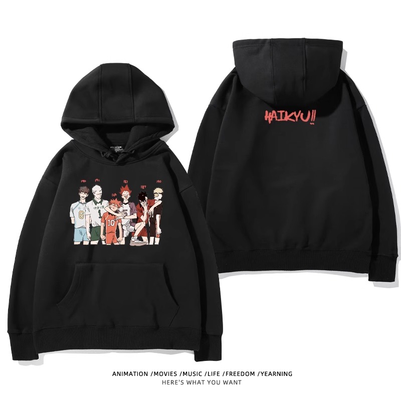 排球少年新款 親子情侶男女款連帽衛衣-ZUIHANG SHOP