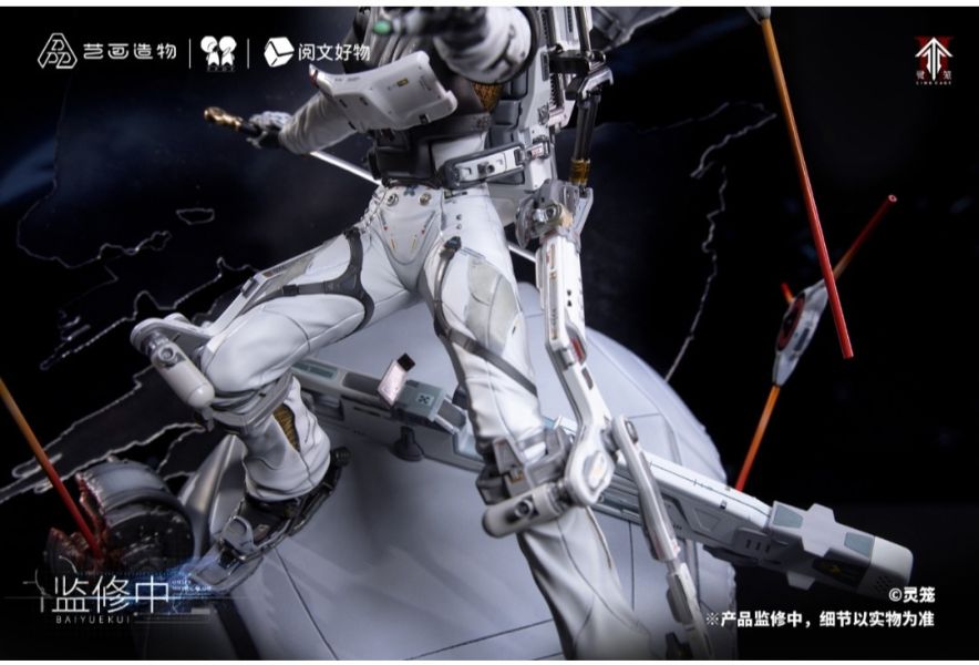 【預購】正版授權 PPDF《靈籠》白月魁雨燕號艙外作戰服 1/6輕雕像