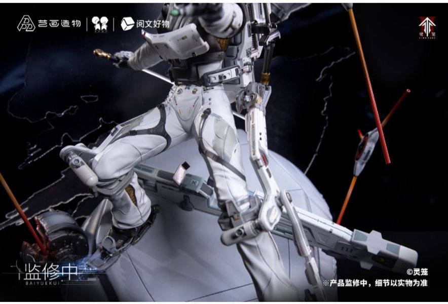 【預購】正版授權 PPDF《靈籠》白月魁雨燕號艙外作戰服 1/6輕雕像