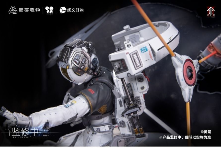 【預購】正版授權 PPDF《靈籠》白月魁雨燕號艙外作戰服 1/6輕雕像