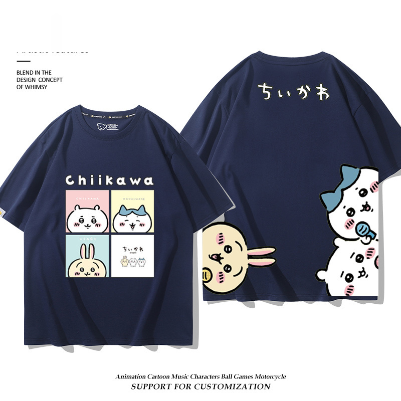 Chiikawa 2025親子情侶男女同款 印花短袖T恤-ZUIHANG SHOP